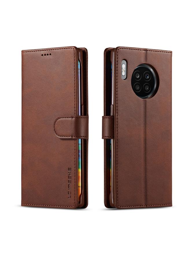 Case For Honor 50 Lite Calf Texture Flip Leather Phone Case