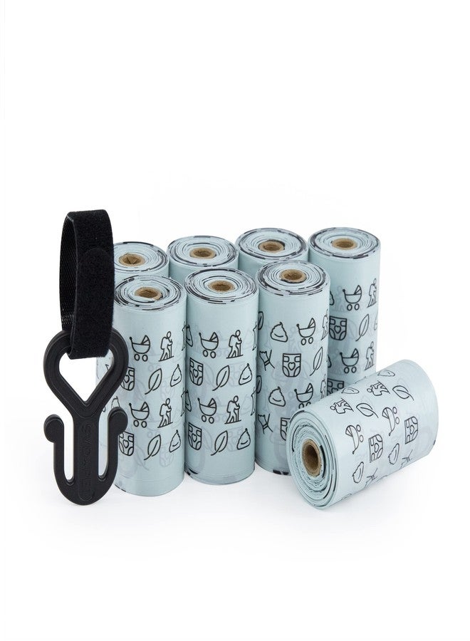 SVD.PET Dog Poop Bags, 120 Unscented Doggie Poo Bags, with Waste Bag Holder, Extra Thick With 100% Leak-Proof Guarantee (8 Rolls, 120 count) - Image 1