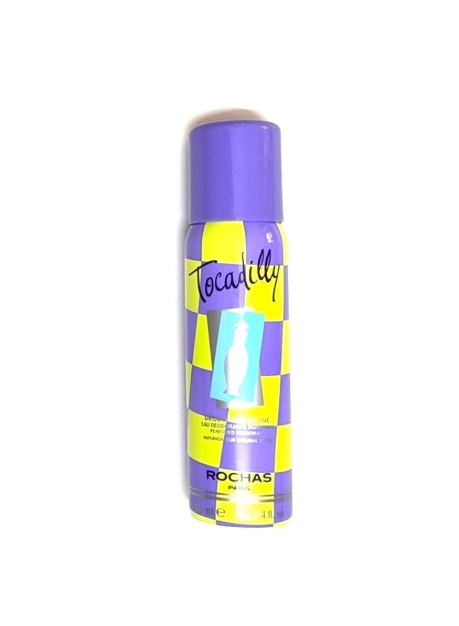ROCHAS Tocadilly Rochas Body Spray Deodorant 4 x 100ml  pack Original Collection - Image 2