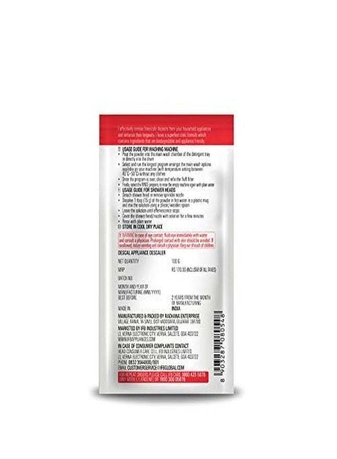 IFB Essential Descal Appliance Descaler 100gm (pack Of 4) - Image 2