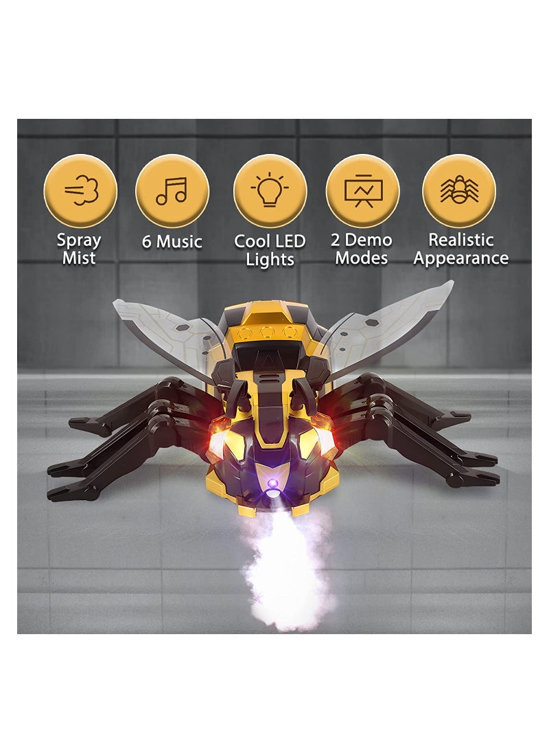 SYOSI - Remote Control Bee Kids Toys - Realistic Bee Robot, SYOSI Robot Toys for Kids with Music, LED Light, Toys for 3 + Year Old Boys/Girls, Gifts for Birthday - Image 1