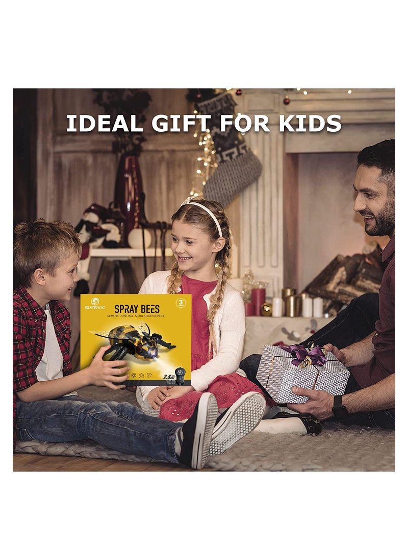 SYOSI - Remote Control Bee Kids Toys - Realistic Bee Robot, SYOSI Robot Toys for Kids with Music, LED Light, Toys for 3 + Year Old Boys/Girls, Gifts for Birthday - Image 1