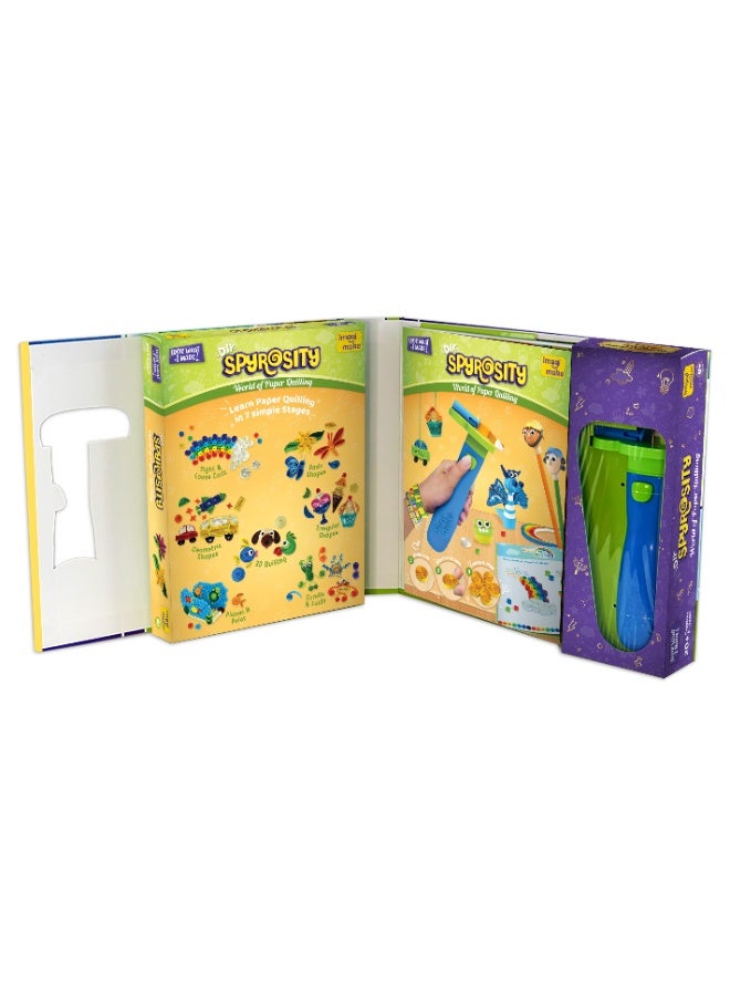 Imagimake Spyrosity World of Paper Quilling DIY Art & Craft Set with 550 strips, Creative Paper Craft for Kids & Adults - Image 2