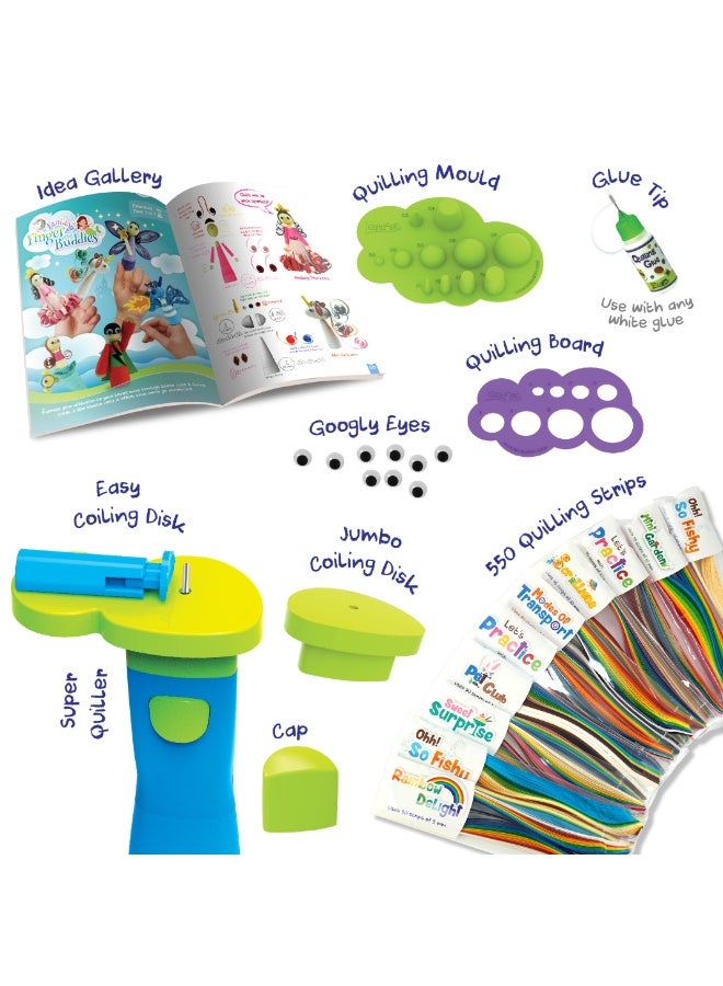 Imagimake Spyrosity World of Paper Quilling DIY Art & Craft Set with 550 strips, Creative Paper Craft for Kids & Adults - Image 5