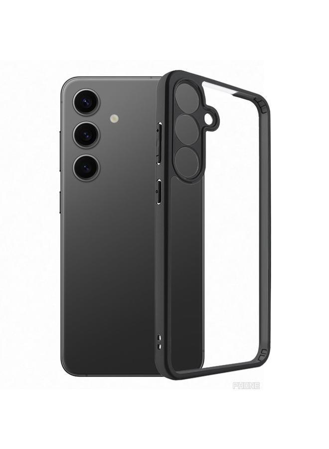 erorex Case For Samsung Galaxy S25+ 5G Frosted TPU + Transparent PC Phone Case - Image 1