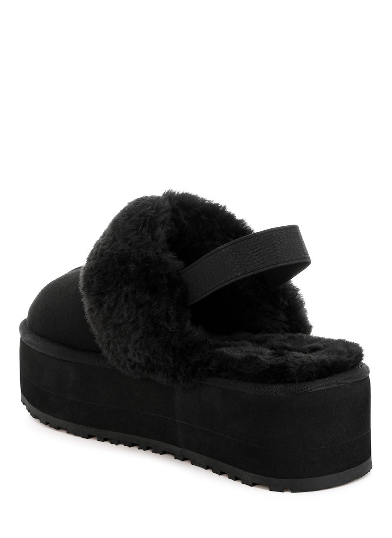 Faux Fur Trim Platform Classic Slingback in Black - pzsku/Z577984DC218BFEEDD4BEZ/45/_/1733126032/e82727df-088c-460b-9c52-f9764125727a