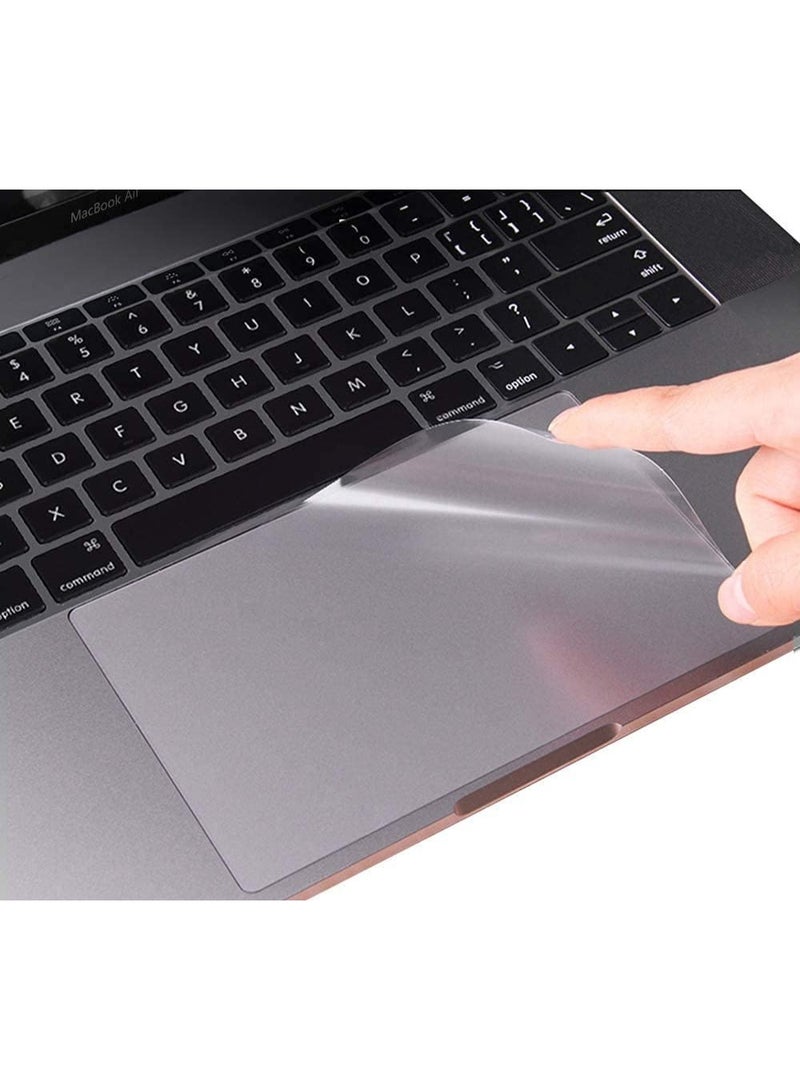 VIUAUAX طبقة واقية للشاشة التي تعمل باللمس مصنوعة من مادة TPU لحماية لوحة اللمس من العرق ومضادة لبصمات الأصابع، واقي لوحة التتبع لجهاز MacBook Air A2179/A2337 (13 بوصة، عبوة من 2) - Image 1
