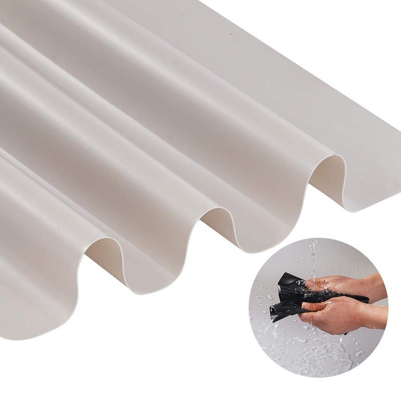 TDHDIKE 3 Pack Silicone mat Large Silicone Sheets for Crafts, Liquid, Resin Jewelry Casting Molds Mat, Silicone Placemat 15.7â€ x 11.8â€ (Black & Gray & Beige) - Image 3