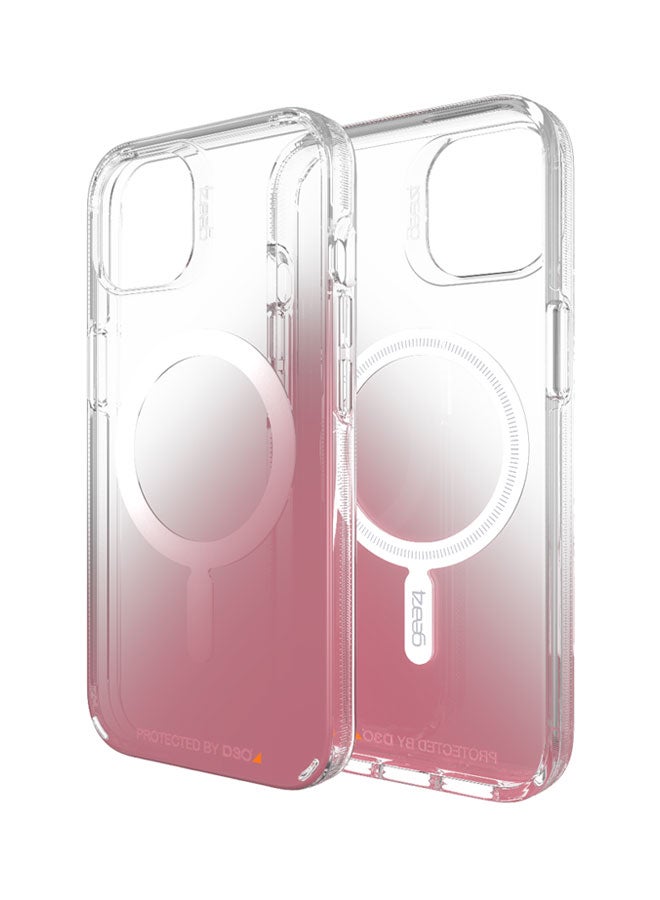 ZAGG Gear4 - جراب MILAN SNAP MagSafe المتوافق مع iPhone 13 - وردي - Image 2