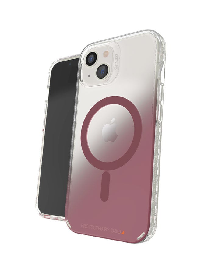 ZAGG Gear4 - جراب MILAN SNAP MagSafe المتوافق مع iPhone 13 - وردي - Image 1