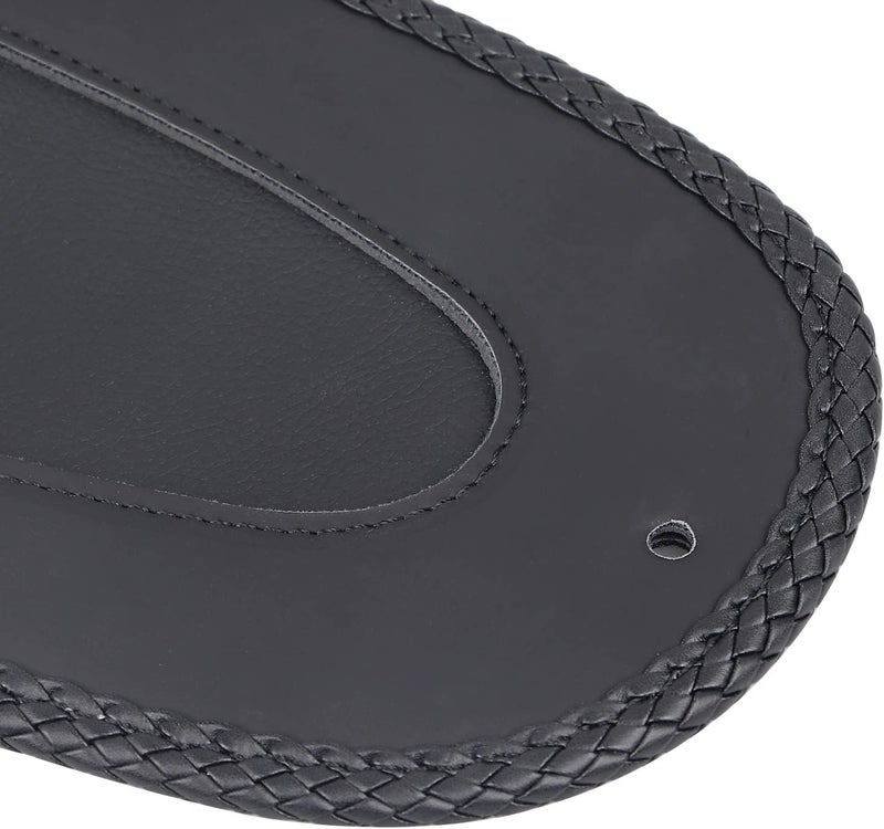 XMMT Rear Fender Bib Black Leather Solo Seat Cover for Harley Fat Boy Softail Heritage Classic Slim Sport Glide - Image 4