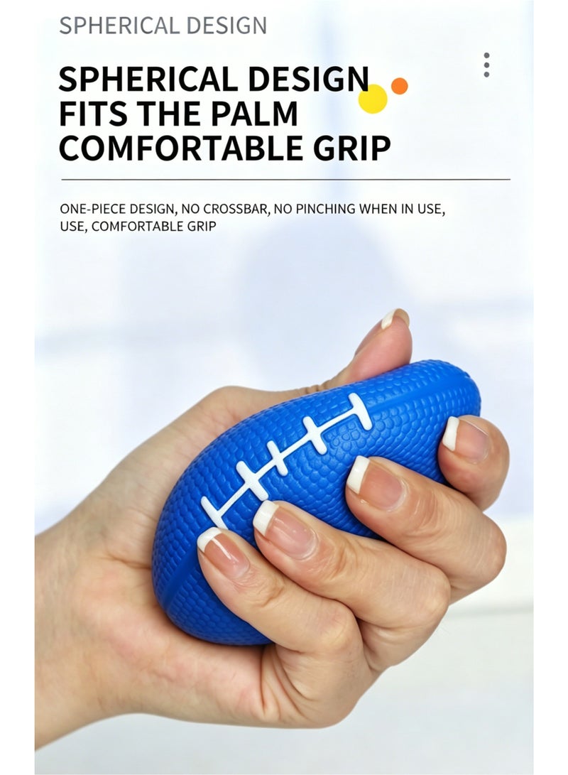 LuckSa Hand Grip Strengthener, Finger Exerciser Ball and Hand Exercisers for Strength, Grip Strengthening, Improve Flexibility, Hand Therapy Ball for Hand Cramps and Recovery Blue - Image 3