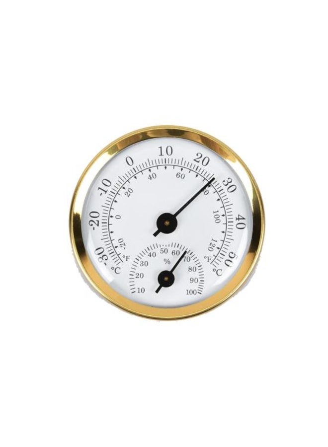 Analog Indoor Dial Large Round Thermometer Hygrometer Humidity Temperature Meter