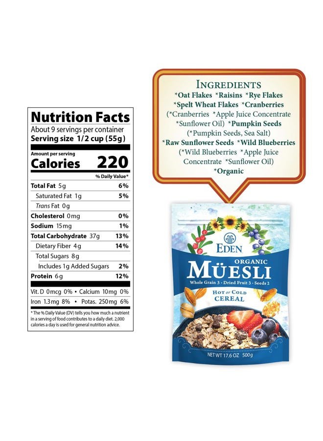 Eden Organic Muesli, 17.6 Ounce - Image 2