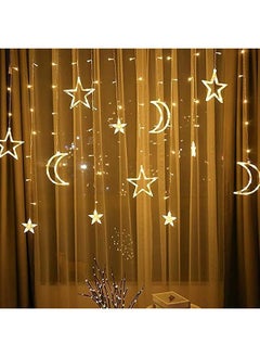 إيروريكس أضواء رمضان LED سلسلة أضواء عيد القمر نجمة فانوس أضواء عيد الجنية سلسلة أضواء تعمل بالبطارية لرمضان غرفة النوم الحديقة المنزل في الهواء الطلق ديكورات رمضان الزفاف عيد الحب  - Image 3