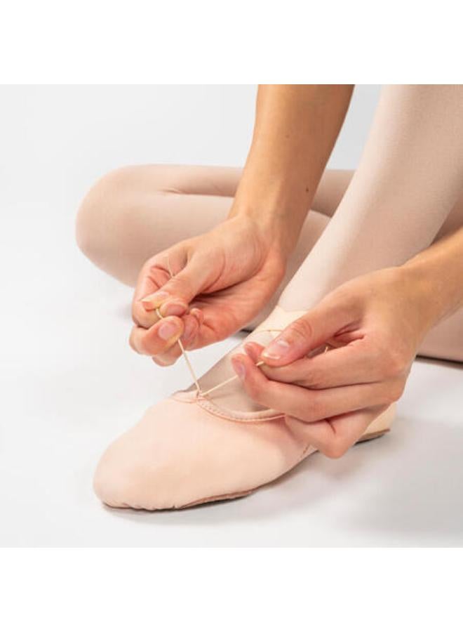 STAREVER Women's Split-Sole Canvas Demi-Pointe Ballet Shoes - Salmon  - Image 4