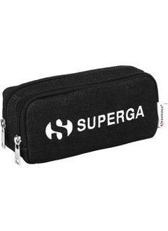 SUPERGA 24229 Black Fabric Pencil Bag 