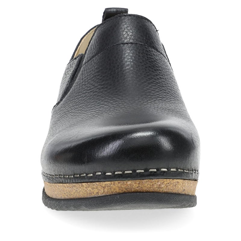Dansko Meara Slip-On Shoe for Women - Dual-Density Cork/EVA Midsole and Lightweight Rubber Outsole Provide Durable and Comfortable Ride on Patented Stapled Construction Black 7.5-8 M US - Image 5