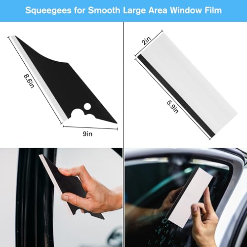 TIFICAL 18PCS Window Tint Kit, Window Tint Tools, Tint Kit with Utility Knife and Scrapers, Vinyl Wrap Tool Kit, Car Wrap Kit, Vinyl Wrap Tools for Car Wraps and Window Tinting - Image 4