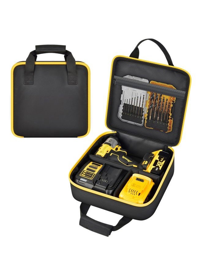 SAIKA Case for DEWALT 20V MAX XR 1/4 Inch Cordless Impact Driver DCF845B DCF870B DCF809B DCF787 DCF860, Screwdriver Tools Storage for Battery, Charger and Bits (Bag Only) - Image 1