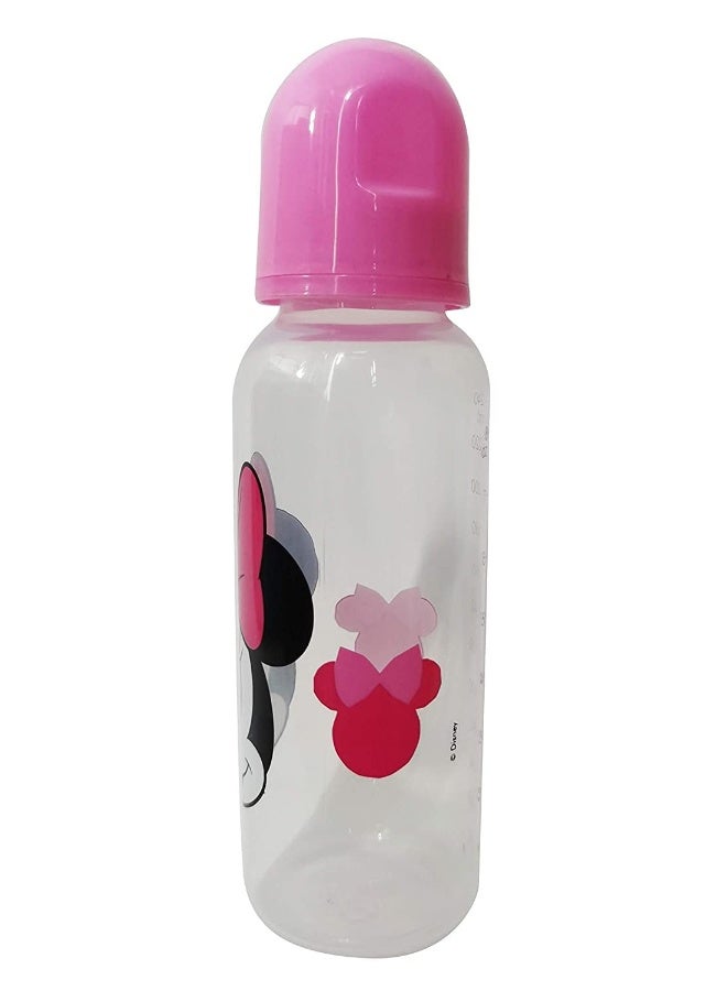 Cudlie Disney Baby Girl Minnie Mouse 9 oz Pack of 3 Baby Bottles, Tropic Floral - Image 2