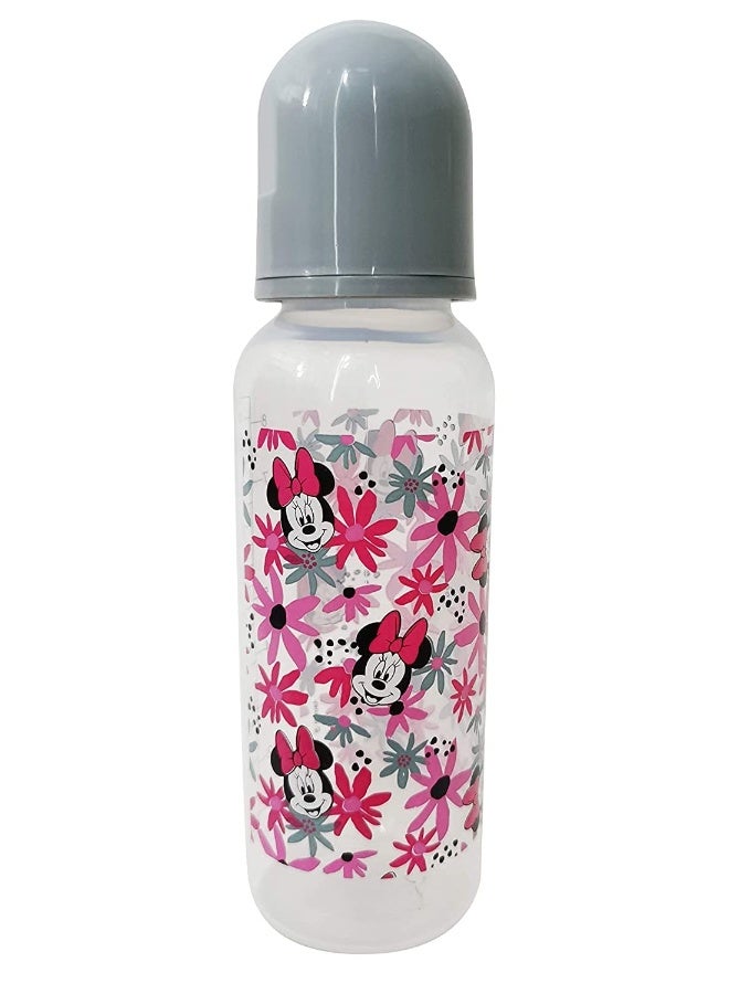 Cudlie Disney Baby Girl Minnie Mouse 9 oz Pack of 3 Baby Bottles, Tropic Floral - Image 3