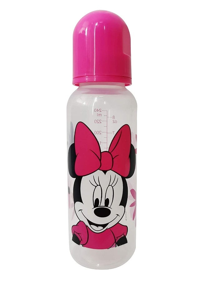 Cudlie Disney Baby Girl Minnie Mouse 9 oz Pack of 3 Baby Bottles, Tropic Floral - Image 4
