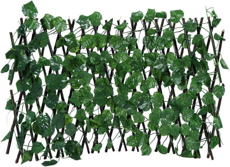 klarako Retractable Expanding Fence Trellis Expanding Garden Fence Wall Trellis Fence Expanding Artificial Hedges Privacy Screening Hedge Decorative Fences For Garden Balcony Outdoor (D) - Image 1