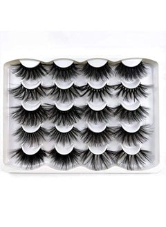 DAODER 25Mm Lashes Mink Fluffy Long False Eyelashes 10 Pairs Variety Mixed Styles Dramatic Thick Volume Wispy Big Fake Eye Lashes Bulk For Women Makeup  - Image 5