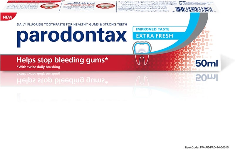 Parodontax Extra Fresh Toothpaste For Bleeding Gums, 50 ml - Image 1