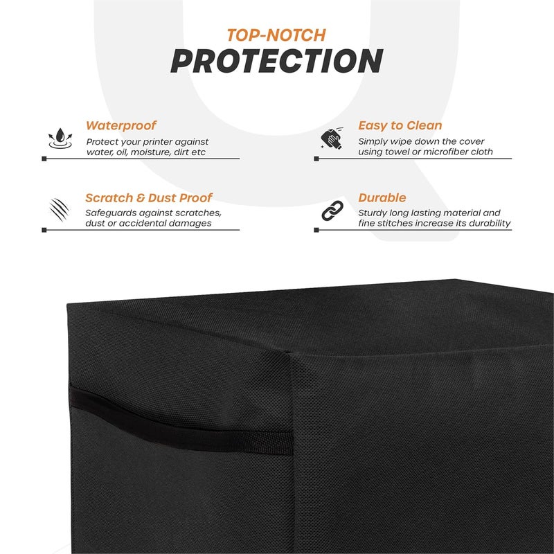 Cranique Dust Proof Printer Cover for HP Deskjet All-in-One 4826 (Black) - Image 2