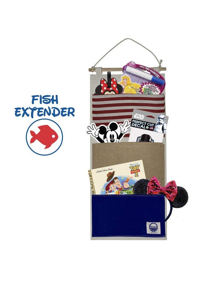 Cruise On Fish Extender Disney Cruise Gifts, 3-Pocket Hanging Organizer with Pockets, Fish Extender Hanger Fits Cabin Door, Ideal for Disney Cruise Line 2025 & 2026 - Image 3