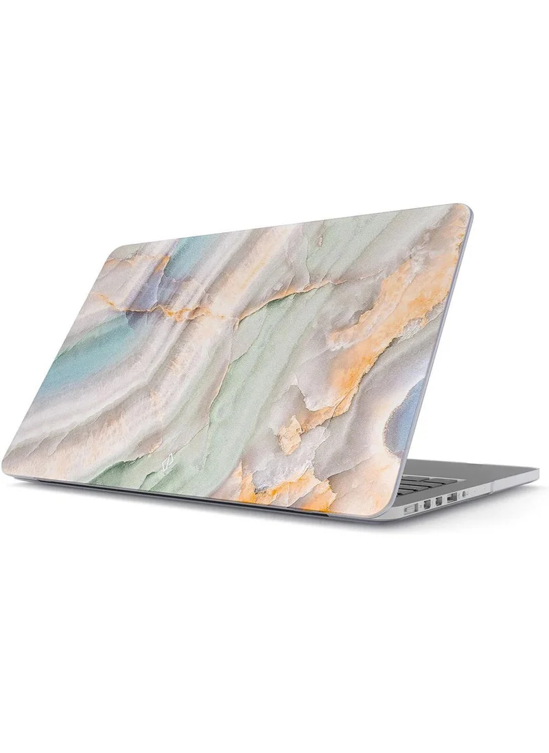 BURGA Protective Premium Hard Case Cover For Apple MacBook Pro 16 Inch Model A2780 2023 with Retina Display Touch ID Printed Design Hard Shell Laptop Case, Pastel Hues
