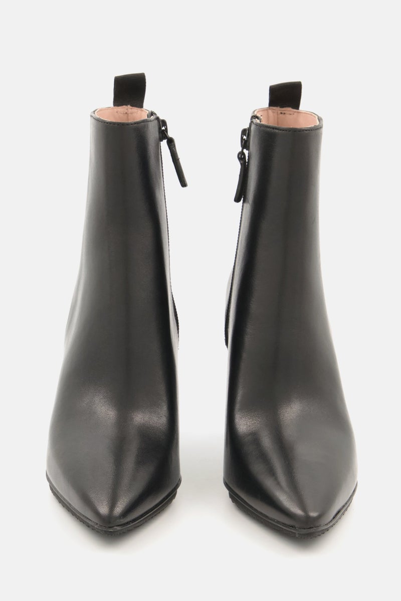 COLE HAAN Women GA York Zip Up Ankle Boots, Black - Image 3