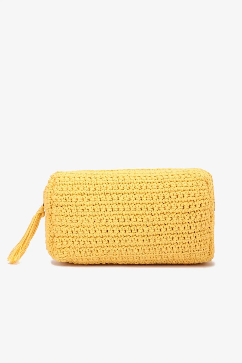 Carina Large Braided Crochet Pouch - Image 1