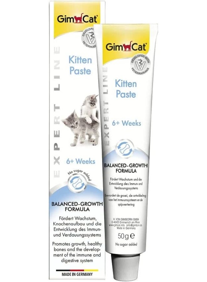 جيم كات معجون جيم كات للقطط الصغيرة، مكمل غذائي للقطط الصغيرة.