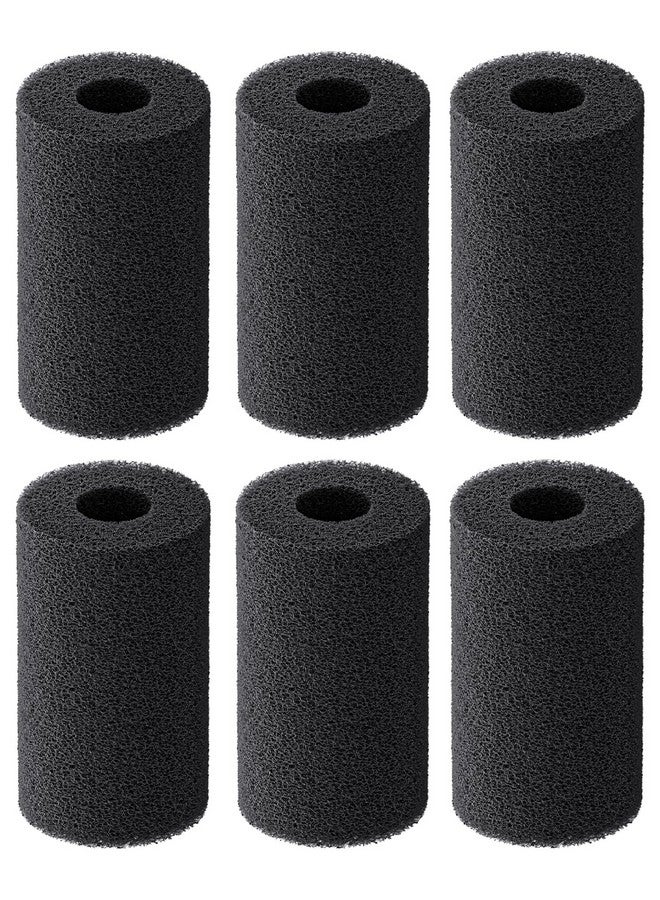 Pawfly 6 Pack Pre-Filter Sponge, Aquarium Filter Sponge 0.8" Intake Sponge Foam Roll For Small Fish Shrimp Fry Fish Tank Covers Accessories - Image 1