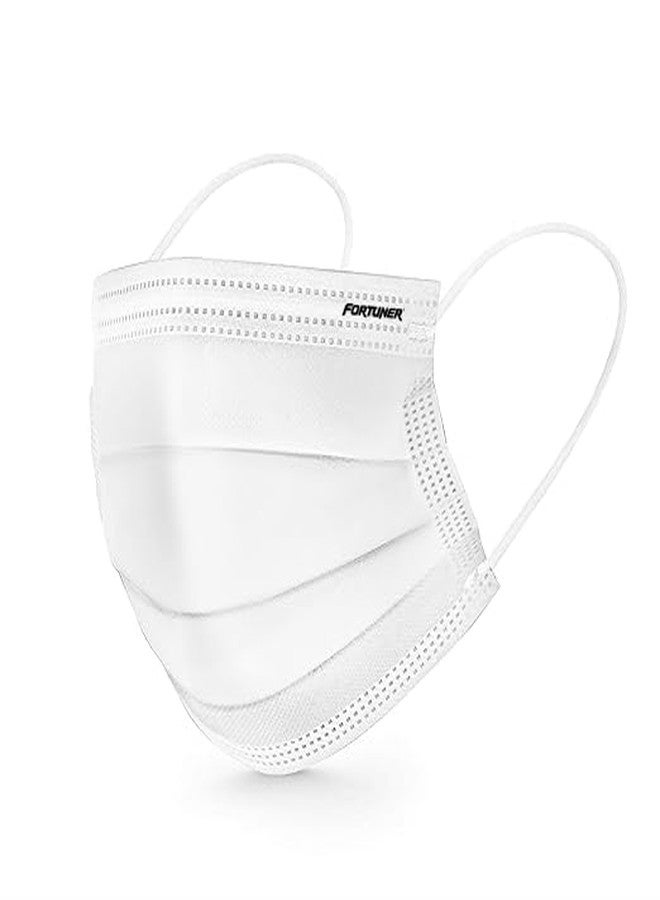 Fortuner Disposable Face Masks 4 Ply Breathable & Comfortable protection for men and women Suitable for Home, Office.(Pack of 100) - Image 2