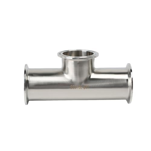 QiiMii Tri Clamp 2 instrument Tee Tri Clover Tee Fittings 3 Way Stainless Steel SS316L51mm Pipe OD2 InchUsed In Pharmacy - Image 3