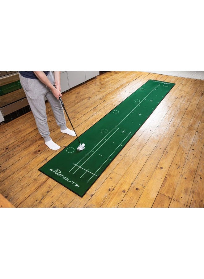 PuttOut Large Golf Putting Mat, 367cm x 67cm - Image 2