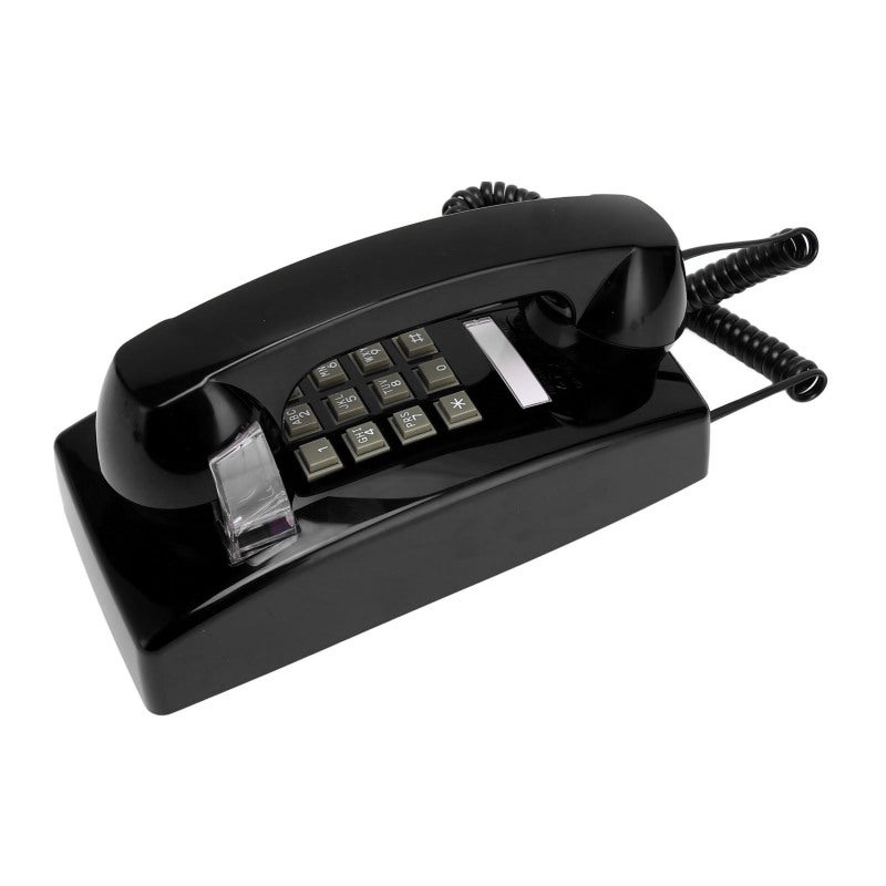 Retro Wall Telephone: 1 Pack Vintage Style With Large Volume Control - Mechanical Ringtone Corded Phone for Home Office, Living Room, Bar and Café Decor - Image 1