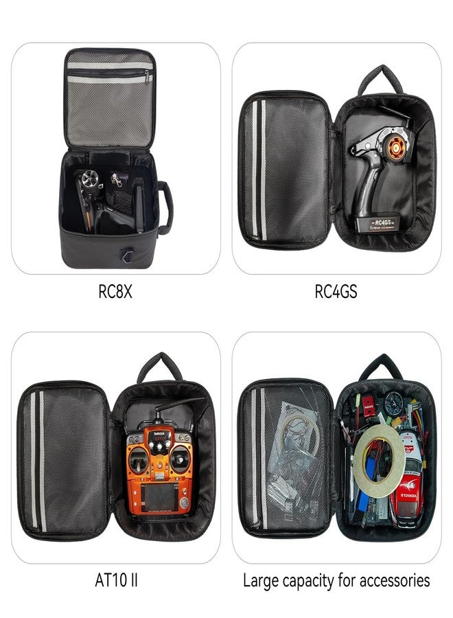 Radiolink EVA Carrying Case with Shoulder Strap and RC8X Form Interior, Portable Water Splashproof Dust-proof Bag RC8X/AT10II/RC6GS/RC4GS/T8FB/T12D/T16D RC Radio Transmitter, Black - Image 2