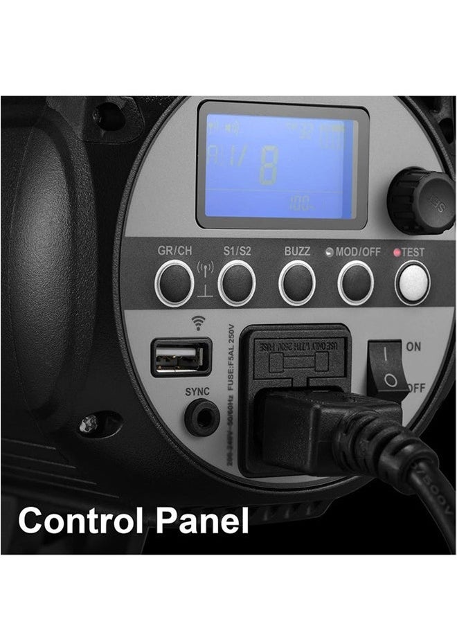 Godox Godox SK400II-V 400Ws Studio Strobe with 2.4G Wireless | 5600K LED Modeling Light for Wedding/Portrait Photography (Upgraded)  - Image 4
