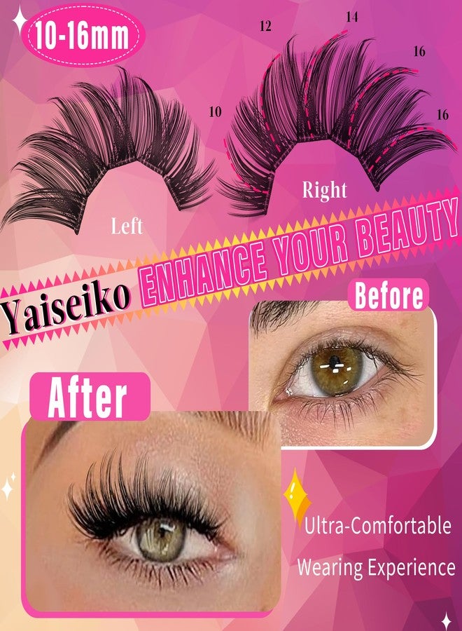 BEFACL Self Adhesive Lash Clusters Natural Self Adhesive Lashes Clusters 120Pcs Press on Lashes No Glue Needed Wispy C Curly Individual Lashes Kit by Yaiseiko(10-16MM) - Image 5