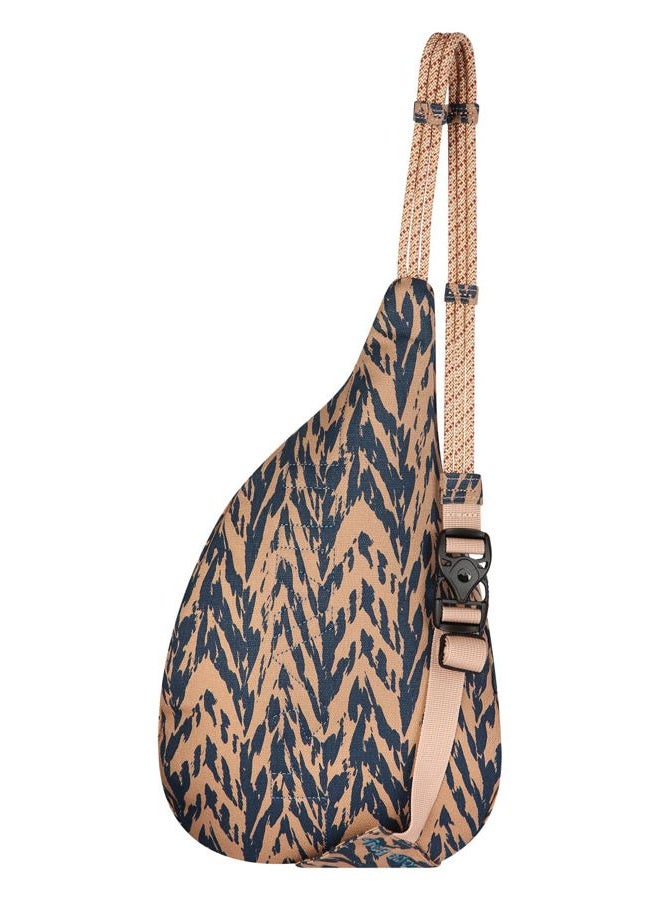 KAVU Mini Rope Bag Cotton Crossbody Sling - Chevron Shore - Image 3