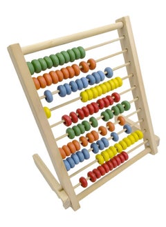 MAGIKON Wooden Counting Number Frame, 10 Rows Abacus For Learning Math (8-Inch)  - Image 1