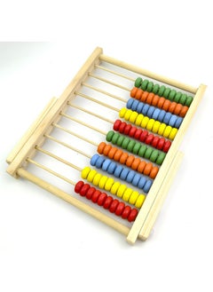 MAGIKON Wooden Counting Number Frame, 10 Rows Abacus For Learning Math (8-Inch)  - Image 4