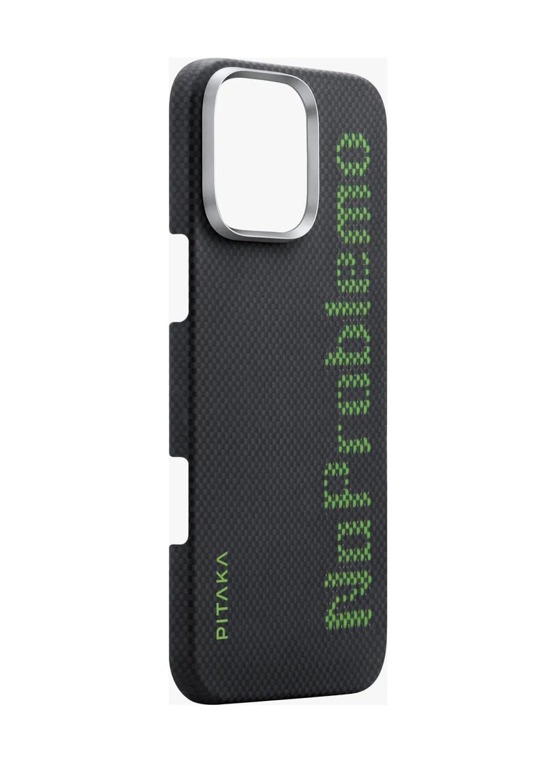 iPhone 16 Pro Max MagSafe Case Aries Tactile Woven Cover / Wireless Charging-Friendly / Lightweight and Slim Back Cover - No Problemo