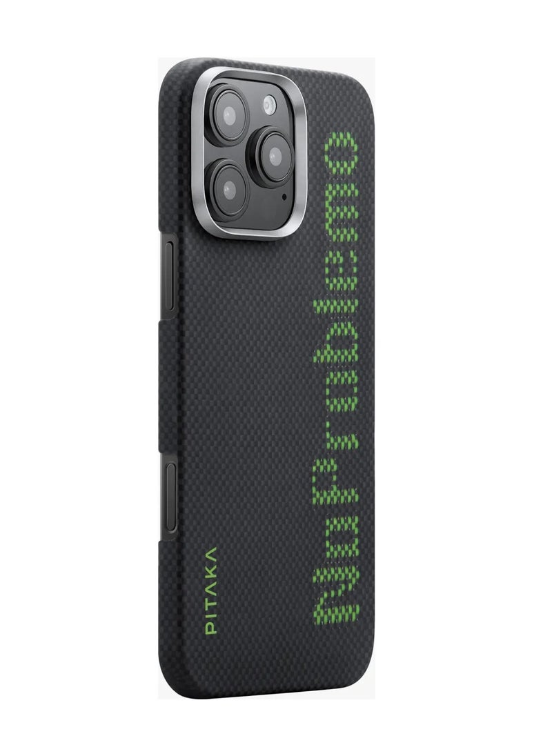 iPhone 16 Pro Max MagSafe Case Aries Tactile Woven Cover / Wireless Charging-Friendly / Lightweight and Slim Back Cover - No Problemo