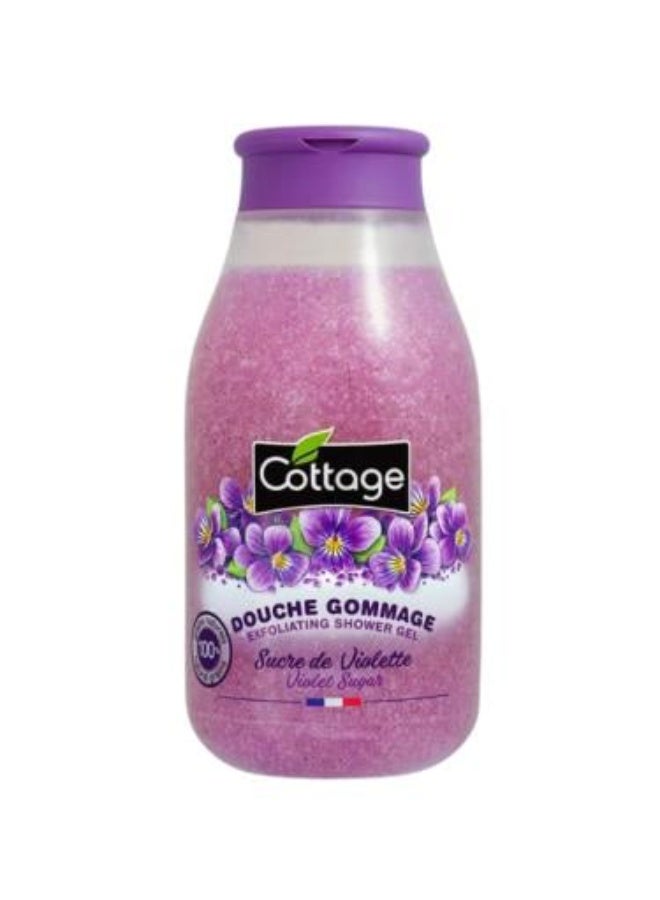 Violet Sugar Exfoliating Shower Gel, 270 ml